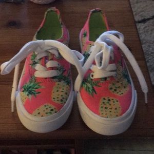 Pineapple tennis shoes